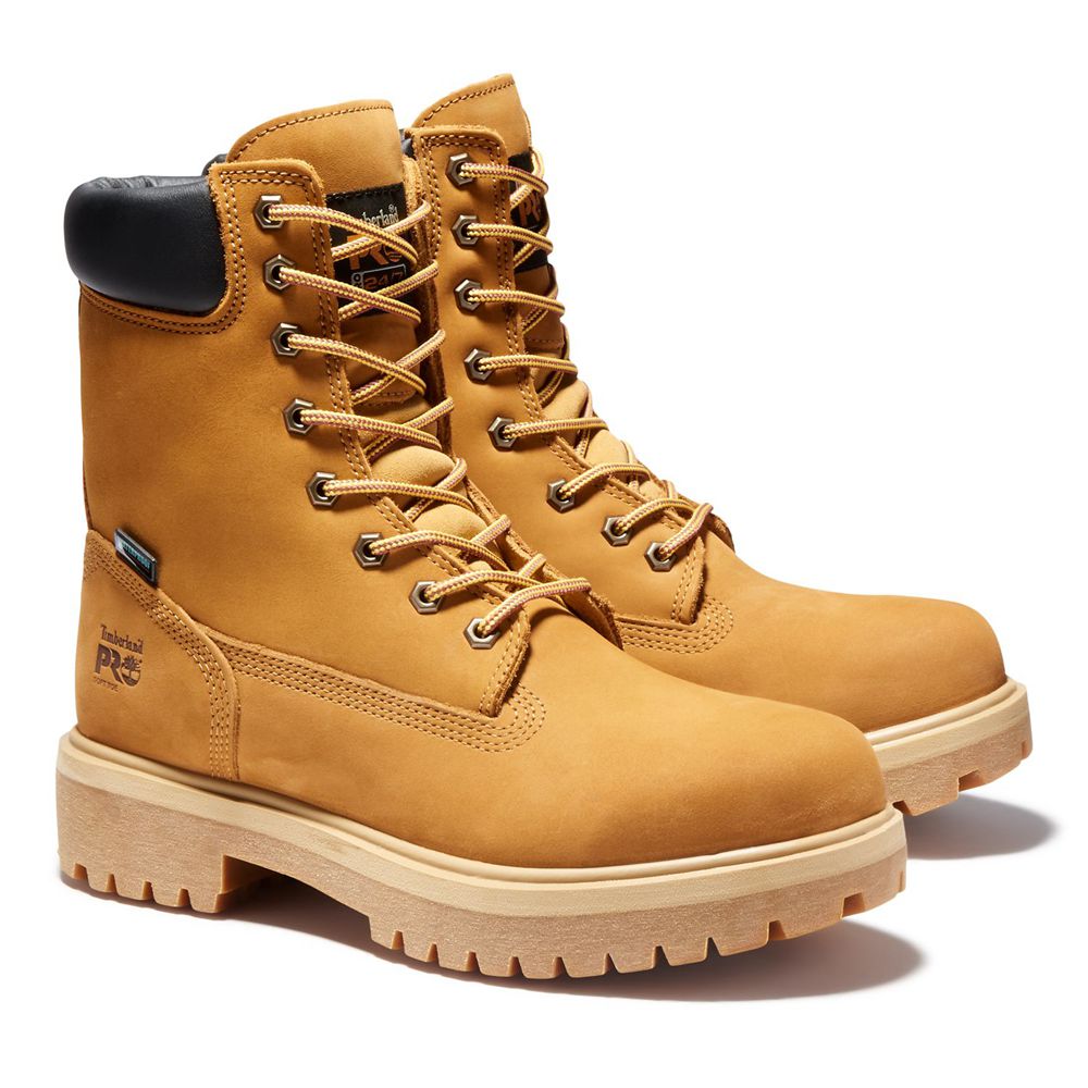 Bocanci Pro Timberland Barbati Maro - Direct Attach 8\" Soft Toe - Romania - CZNDBV560